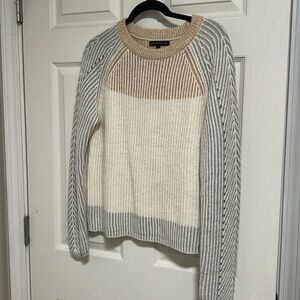 Size small color block knit sweater.